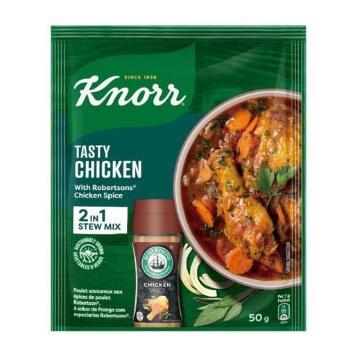 Knorr Tasty Chicken 2-in-1 Stew Mix with Chicken Spice 50g